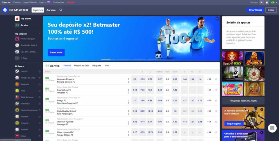 Aplicativo de esportes gratis